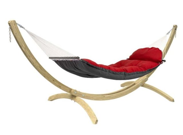 SET hamac XXL Fat Hammock RED + support Olymp