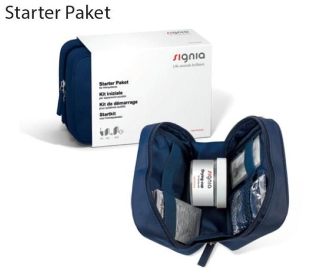 Signia Starter Paket / Reinigungsmittel für Hörsysteme