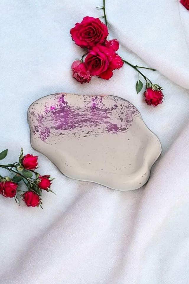 Petit plateau nuage artisanal