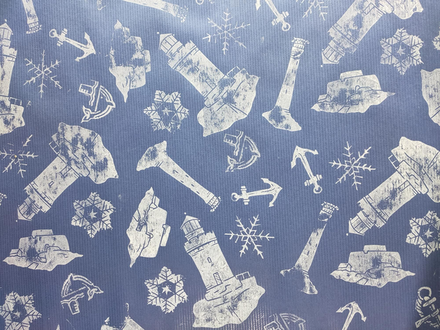 Guernsey Christmas Wrapping Paper