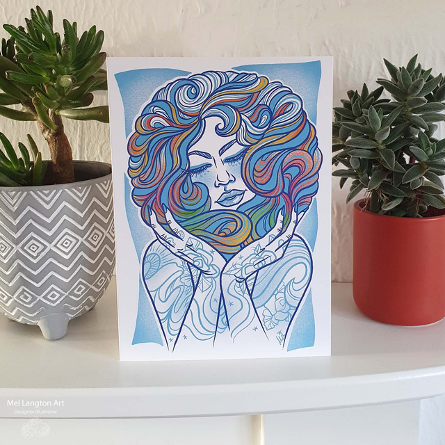 Earth Mother Greeting Card