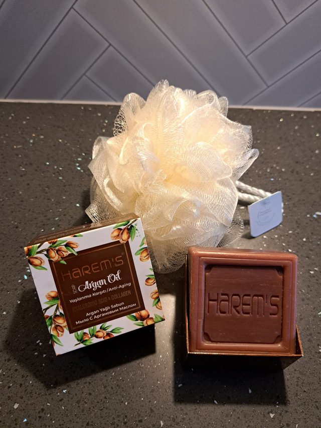 Argan Oil Soap &amp; Scrunch