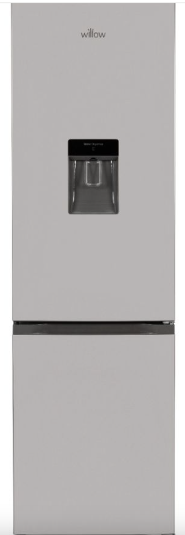 Willow WFFD250CX 250L Fridge Freezer with Water Dispenser  - Inox