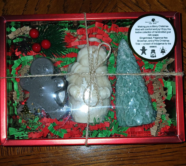 Festive Goat Milk Soap Trio
