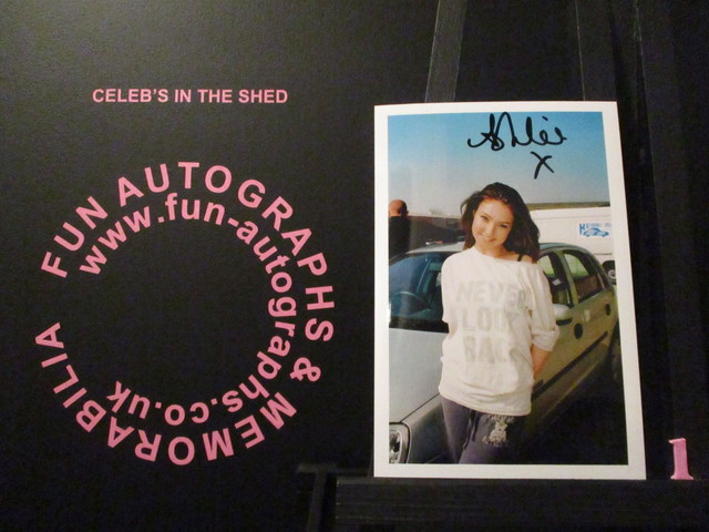 Ashlie Walker Authentic Autographed 6x4 Our Facing White Border Photograph (A1)