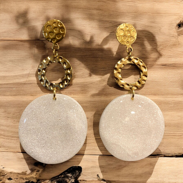 SACHA GRANDES DOUBLES BLANC PAILLETE 