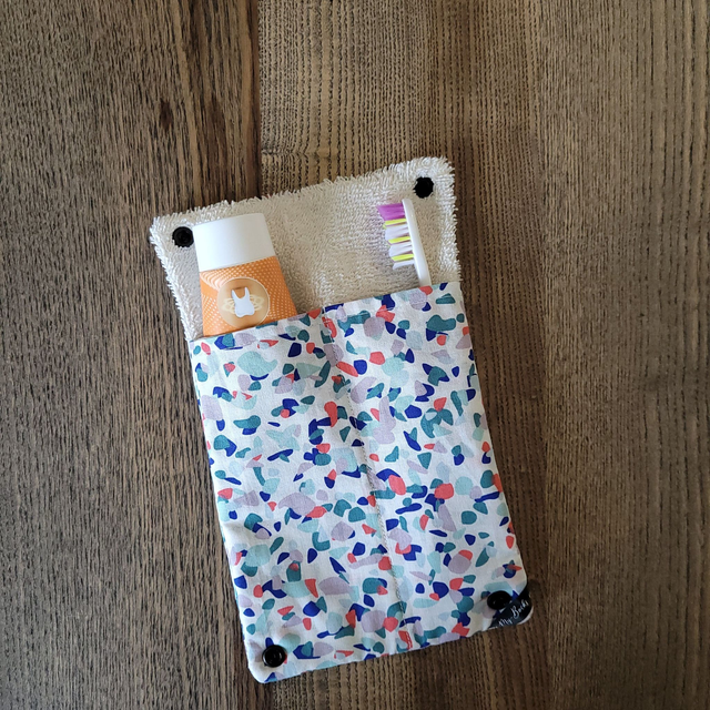 Etui brosse à dents terrazzo