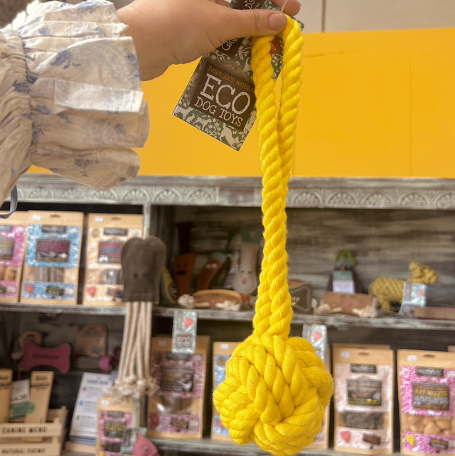 Green &amp; Wild&#039;s Rope Ball, Eco Dog Toy