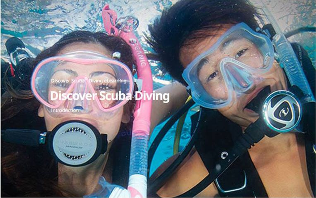 Discover Scuba Diving ou DSD - 1 longue plongée avec livret/elearning &amp; photos/video