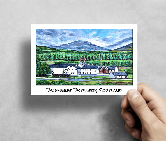 X10 Postcards - Dalwhinnie Distillery, Scotland (40p per unit)