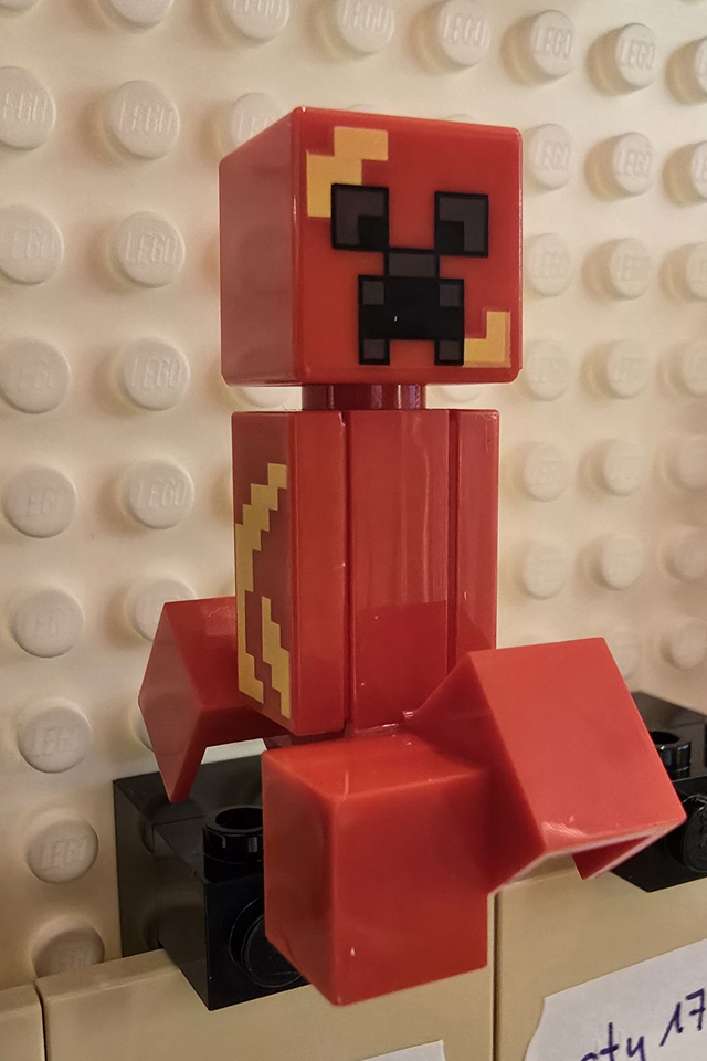 LEGO min108 Explodierender Creeper Minifigur