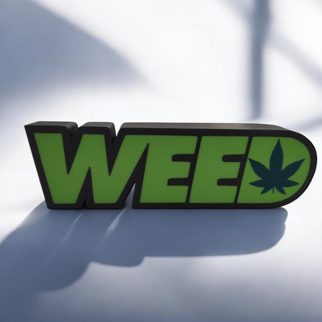 Lampe LED “WEED” – Ambiance Chill & Relax 