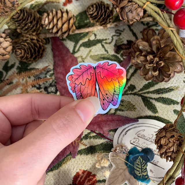 Sticker Holographique - Fée Papillon