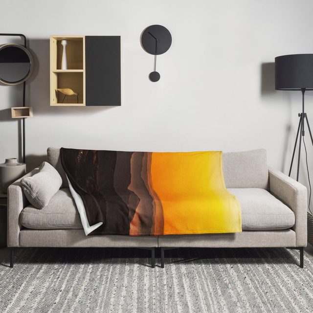 Coperta invernale sunset landscape mountain