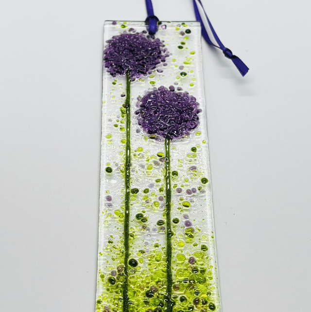 Purple Allium Suncatcher