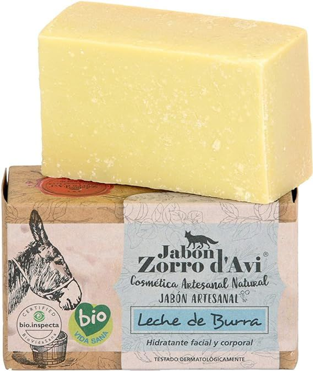 Jabón de leche de burra ecológico