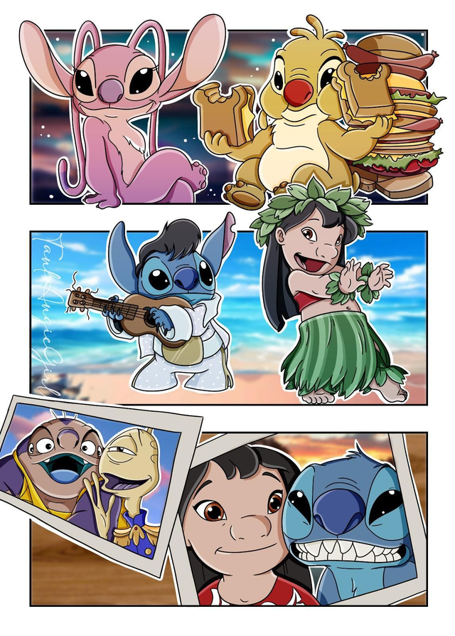 Planche Lilo & Stitch