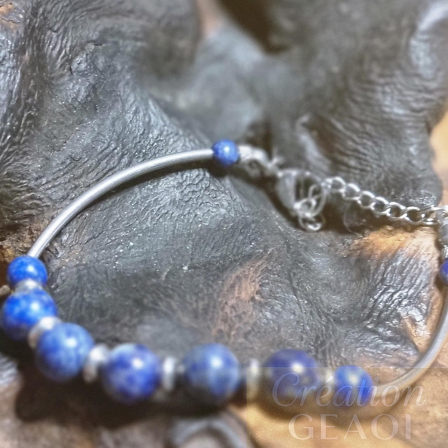 Jumelle élégante Lapis-lazuli