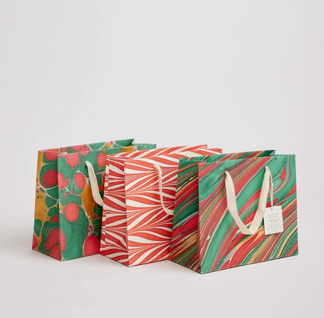 Hand Marbled Gift Bags (Medium)