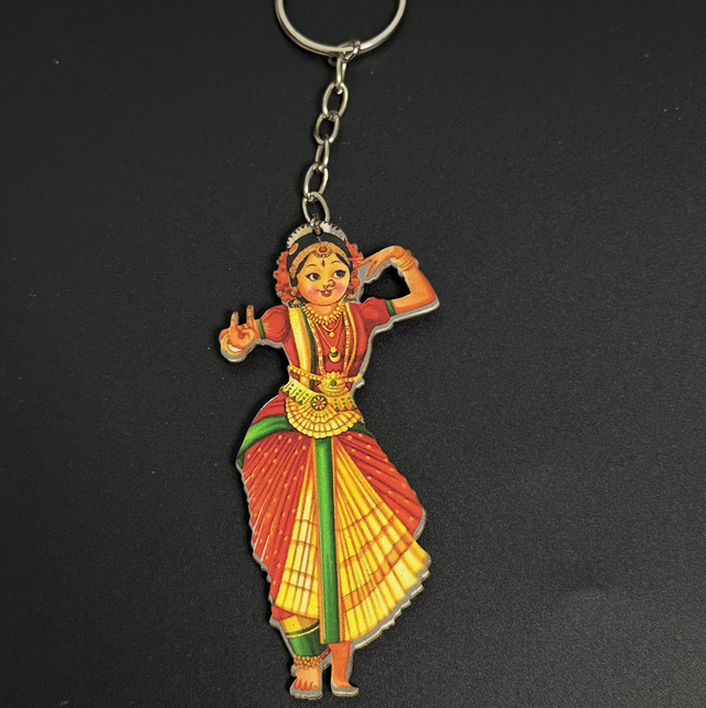 Bharatanatyam Doll Keychain – Perfect for Arangetram &amp; Student Gifts
