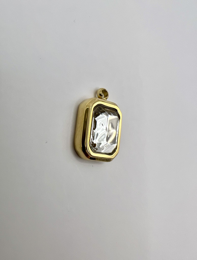 Birth stone charm - april