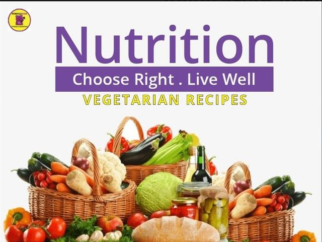 Vegetarian Recipes with all the macronutrient information 