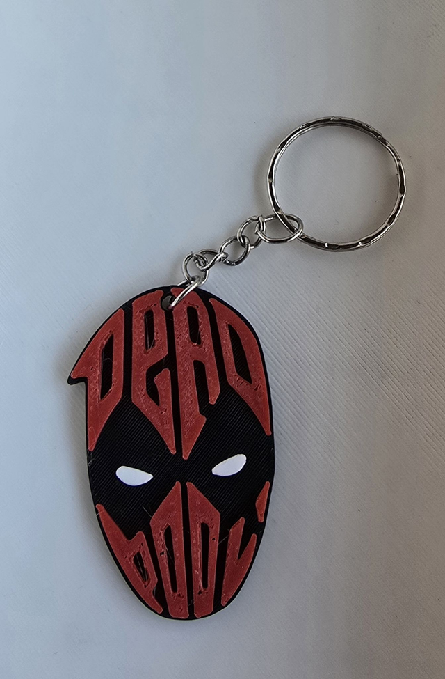 Porte clé tête de Deadpool