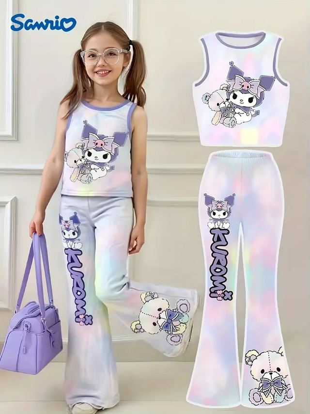 Girls' Two-Piece Set, Perfect for Outdoor