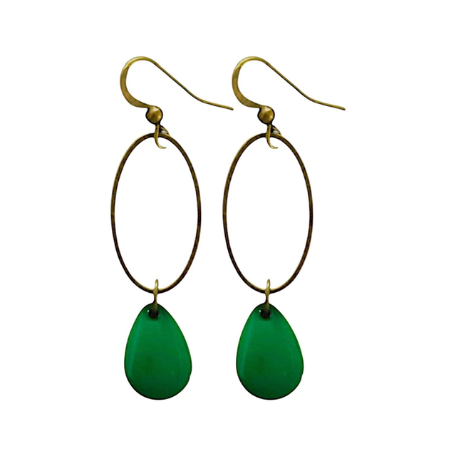 Boucles d'oreilles bronze SARASVATI