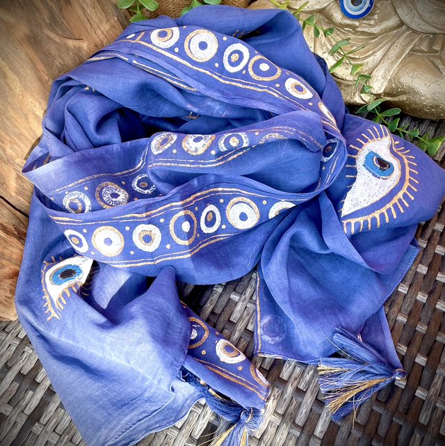 Sari Indien Bleu