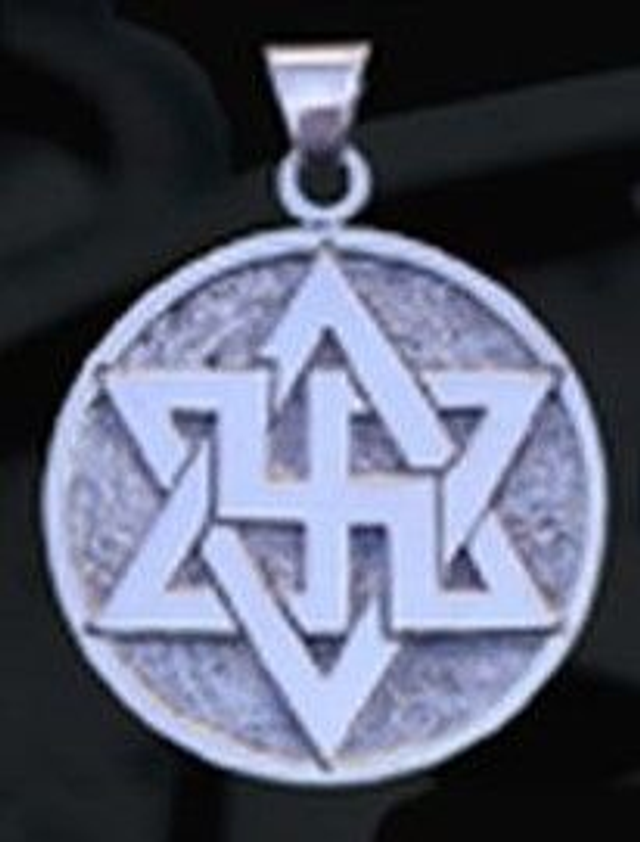 Silver medal, front and back, 48mm. (réf. RVS48)