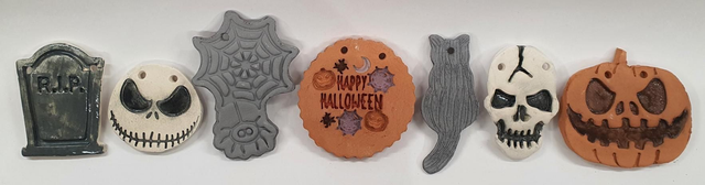 Happy Halloween (webs) hanging decoration 