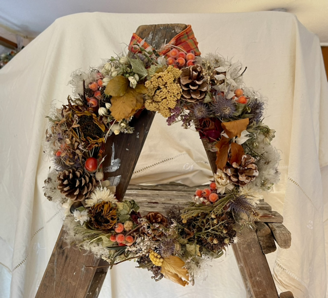 bright autumn wreath