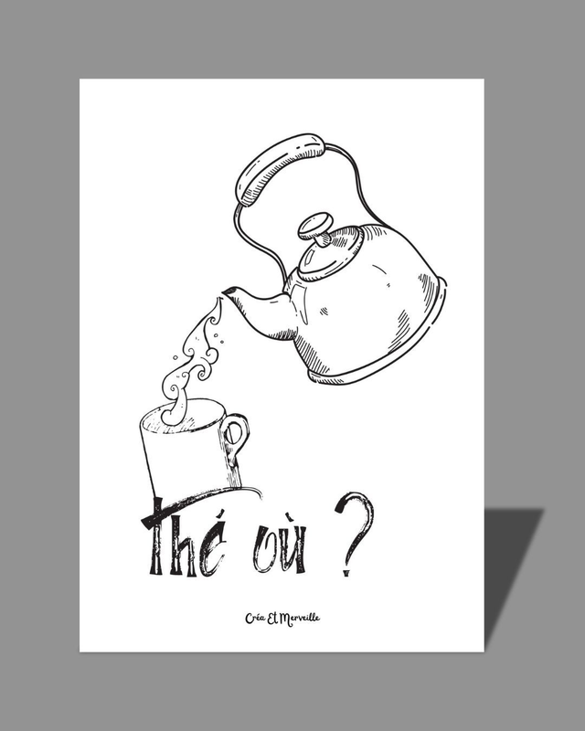 Affiche Thé où 🫖