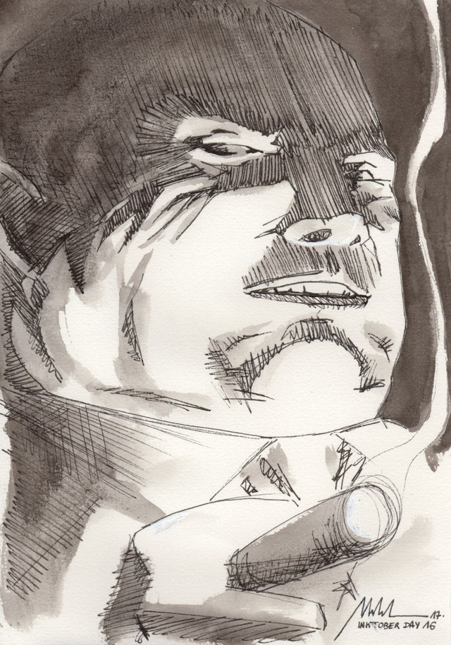 Inktober 2017 Day 16 - ORIGINAL, A5 (5.8x8.3)