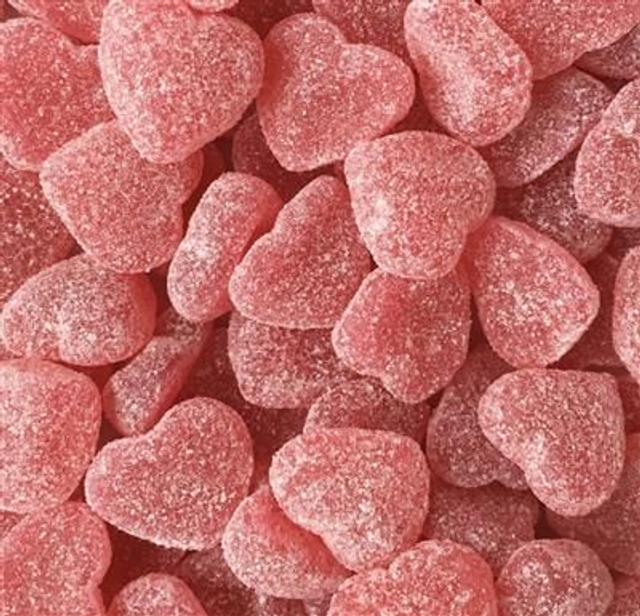 Haribo hartjes framboos 150gr
