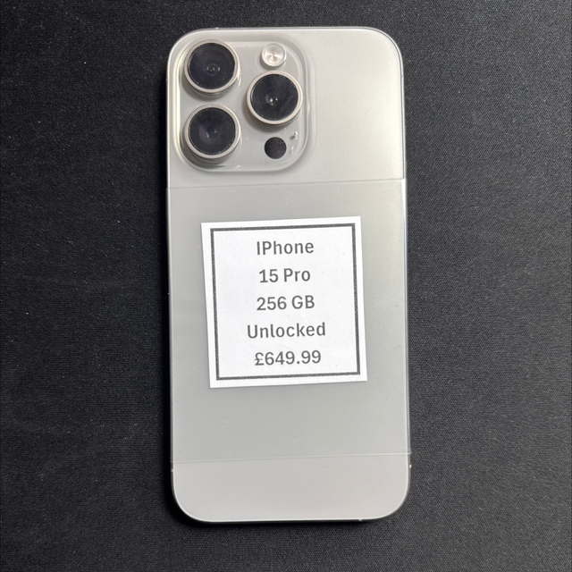 IPHone 15 Pro- 256 GB- Unlocked