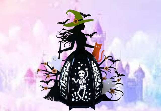 Lanterne Fée halloween