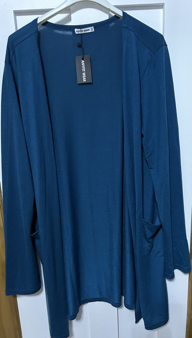 Any Fit Wear - Blue Cardigan - Size 3XL - 344