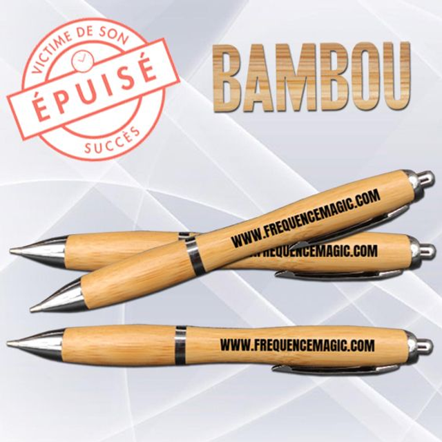 STYLO ANNEAU BAMBOU