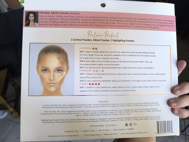 Palette 3 en 1 + pinceau (Manna kadar)