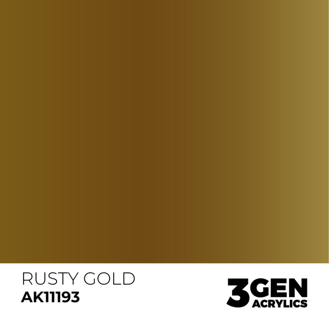 3rd Gen. Acrylics 193 Rusty Gold