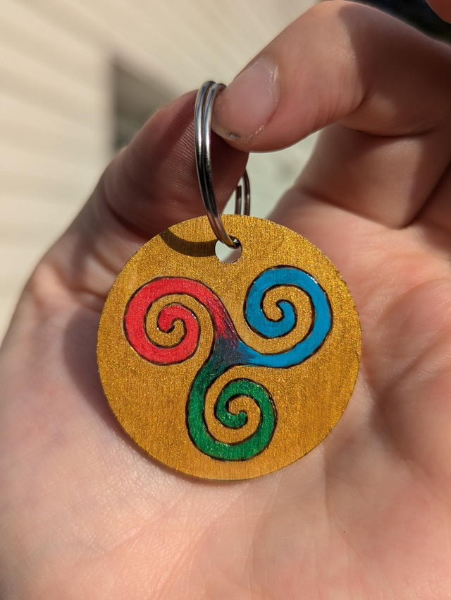 Porte-clé "triskell"