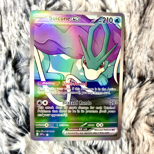 Suicune Custom Art Pokemon Card