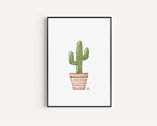 Kaktus (Giclée print)