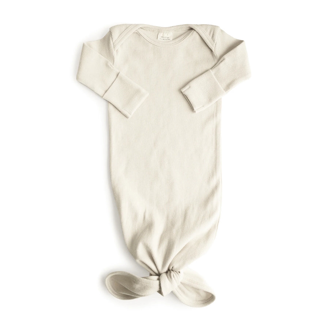 MUSHIE- Knotted Gown- White  