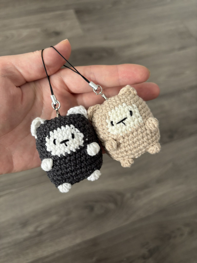 Porte clés d&#039;amitié Chats siamois