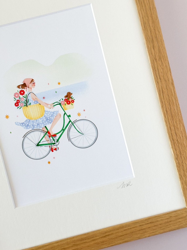 Affiche Faire Du Vélo