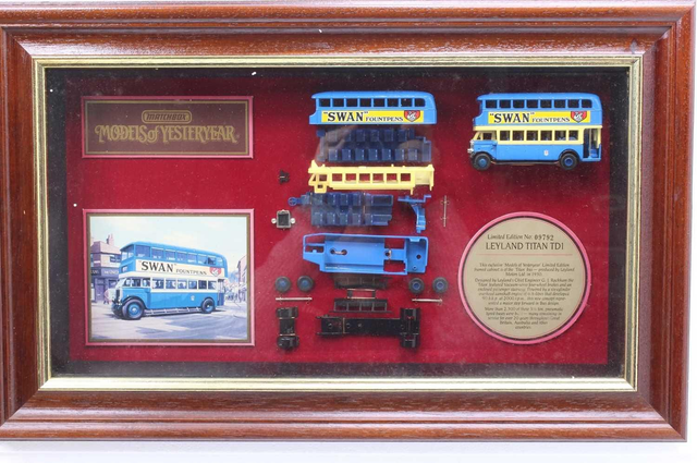 Matchbox yesteryears vitrine genummerd
