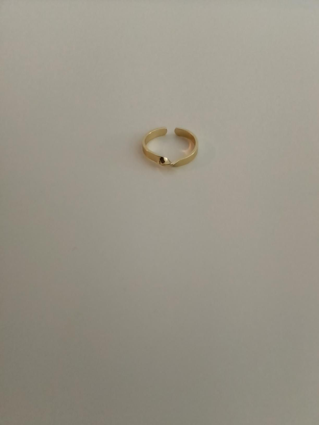 Goud kleurige open ring